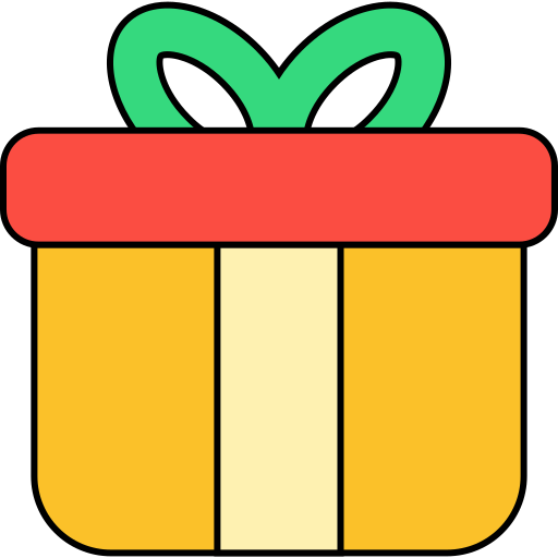 caja de regalo icono gratis