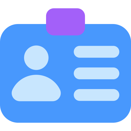 tarjeta de identificación icono gratis