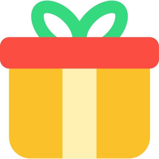 caja de regalo icono gratis