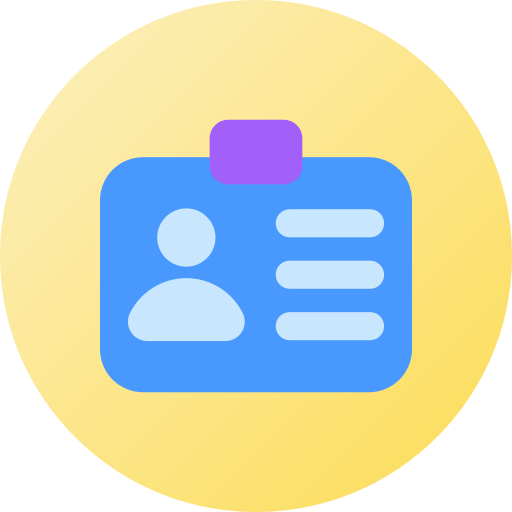 tarjeta de identificación icono gratis