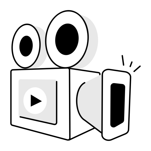 grabador de vídeo icono gratis