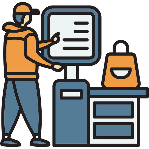 self-checkout kostenlos Icon self-checkout kostenlos Icon