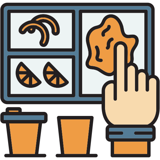 servicio de comida icono gratis