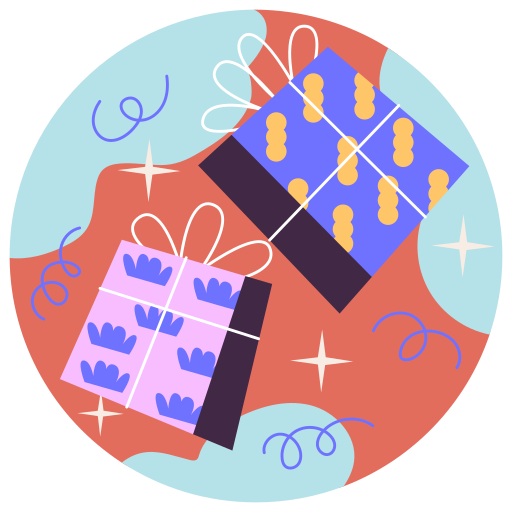 geschenk kostenlos Sticker