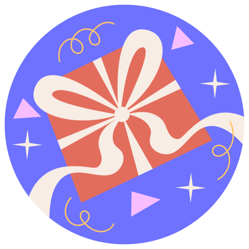 geschenk kostenlos Sticker