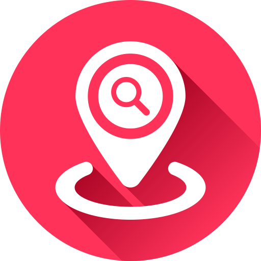 ubicación de búsqueda icono gratis