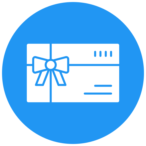 Подарочная карта бесплатно иконка Подарочная карта бесплатно иконка