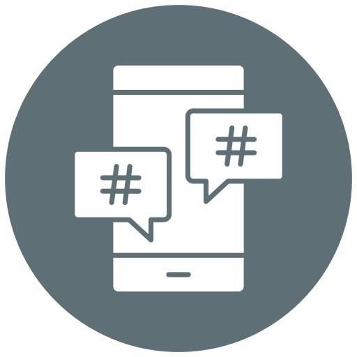 hashtag kostenlos Icon