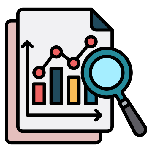 análisis de los datos icono gratis
