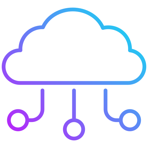 computación en la nube icono gratis