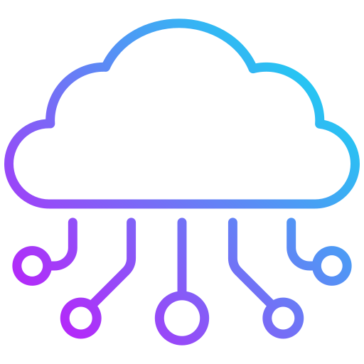 alojamiento en la nube icono gratis