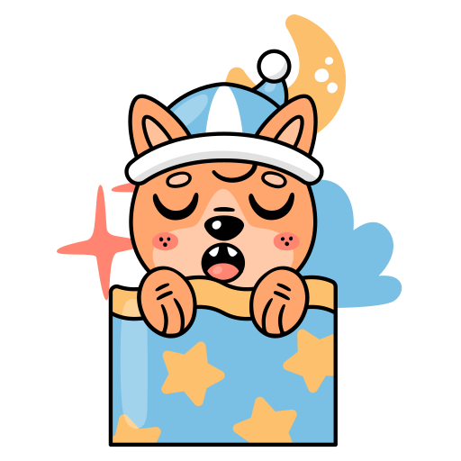 dormir gratuit sticker