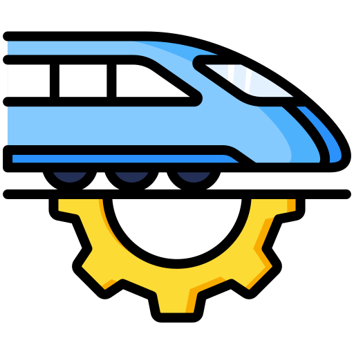 tren de alta velocidad icono gratis