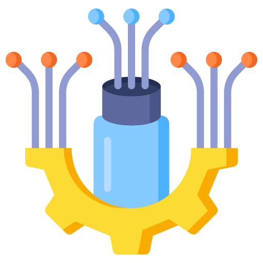 fibra óptica icono gratis