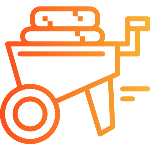 Wheelbarrow free icon Wheelbarrow free icon