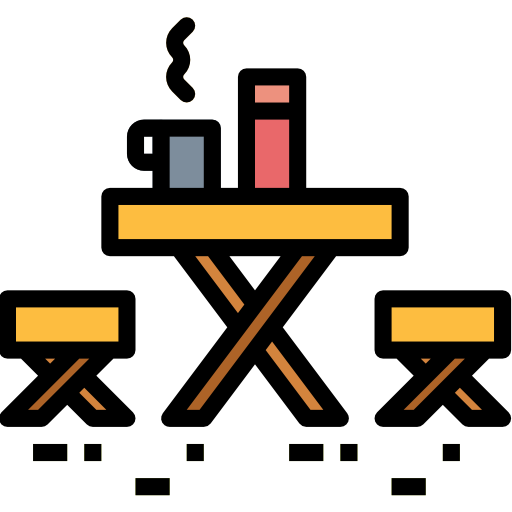 Camp table free icon Camp table free icon
