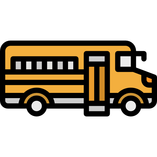 Escola de ônibus Ícone grátis