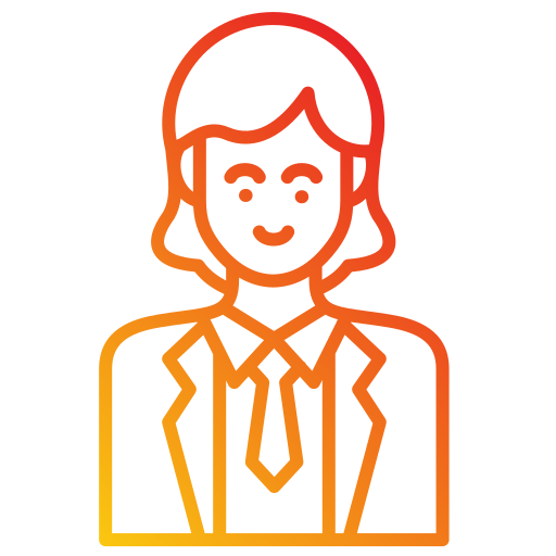mujer de negocios icono gratis