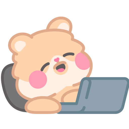 Sleeping free sticker