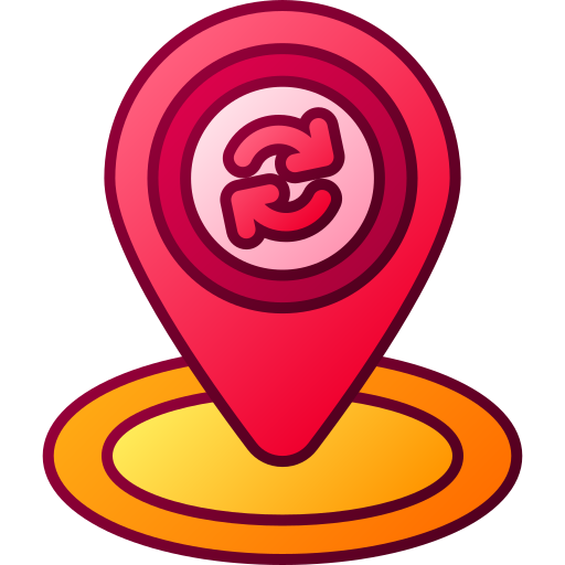 Round arrow free icon