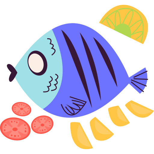 Fish free sticker Fish free sticker