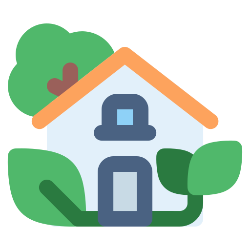 casa ecológica icono gratis