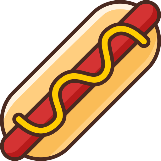 hot dog icono gratis