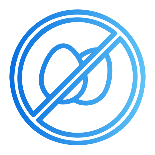 sin huevo icono gratis