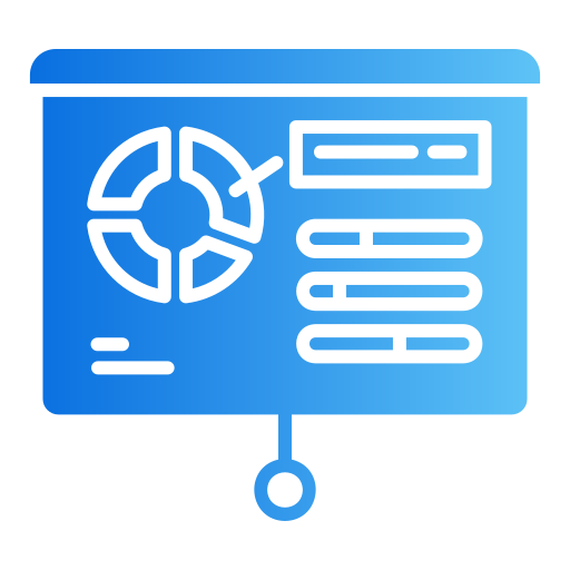 visualización de datos icono gratis