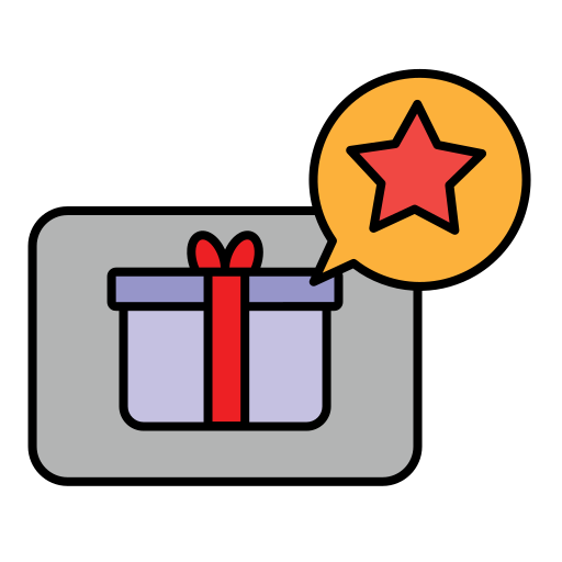 tarjeta de regalo icono gratis