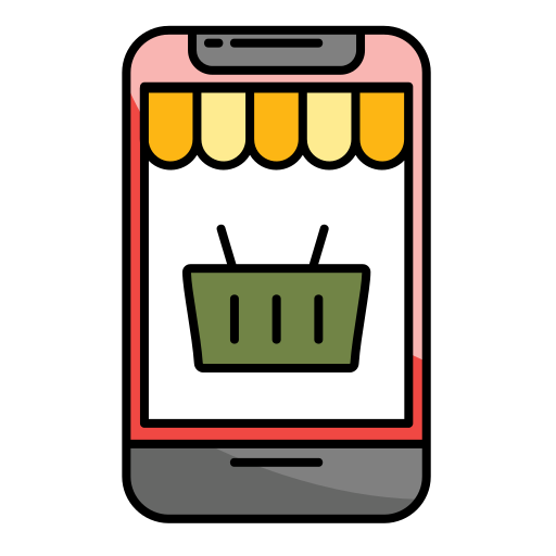 Mobile shop free icon Mobile shop free icon