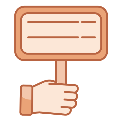 Sign free icon