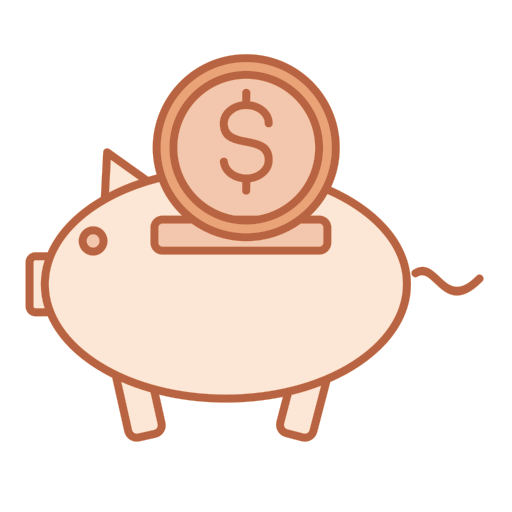 Piggy bank free icon