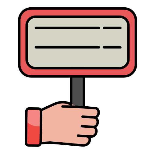 Sign free icon