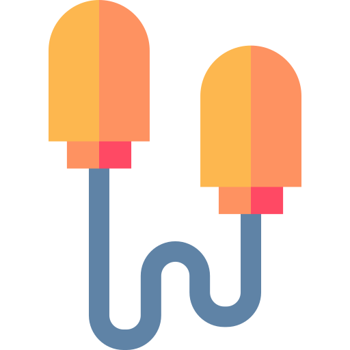 enchufe de oído icono gratis