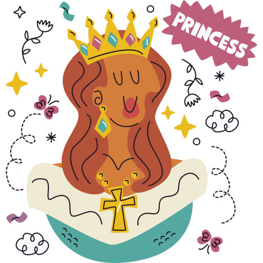 princesa gratis sticker