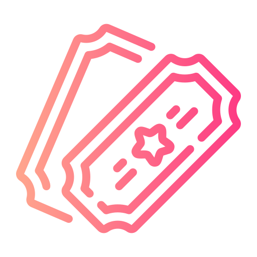 Ticket free icon Ticket free icon