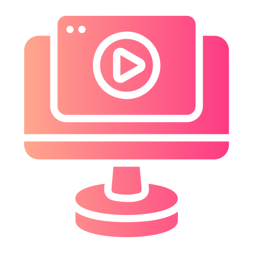 reproductor de video icono gratis