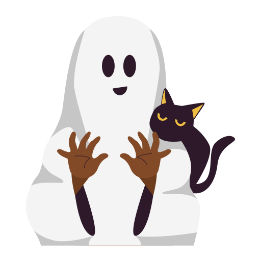 Ghost free sticker Ghost free sticker