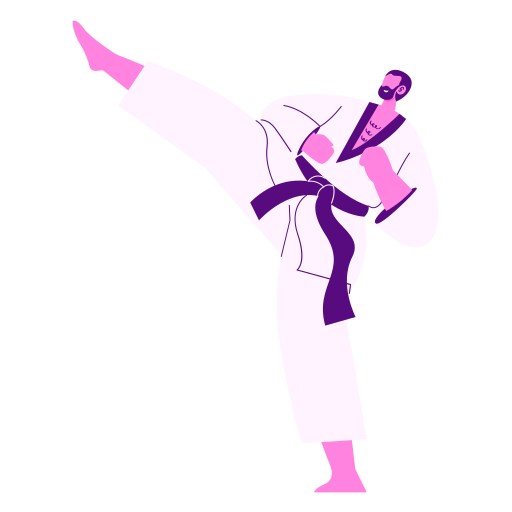 tae kwan do gratis sticker