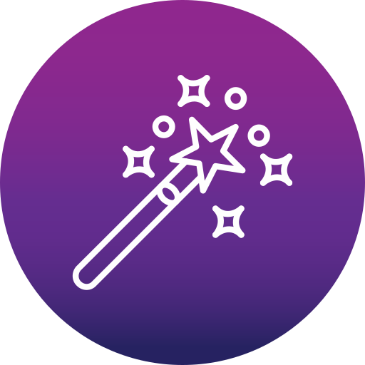 Magic wand free icon
