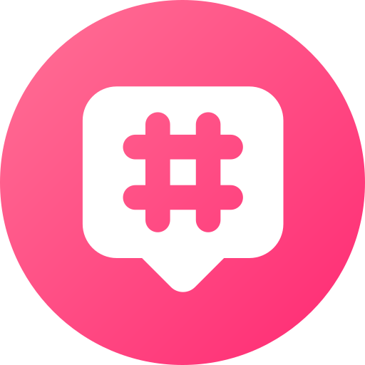 hashtag kostenlos Icon