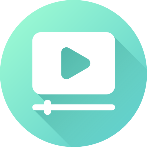 reproductor de video icono gratis