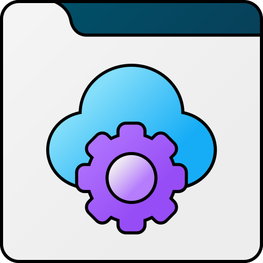 computación en la nube icono gratis