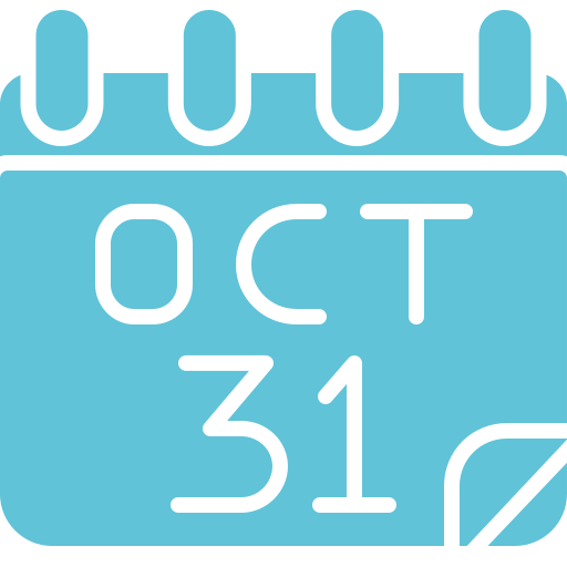 31 de octubre icono gratis