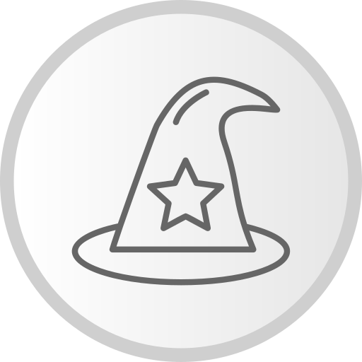 sombrero de bruja icono gratis
