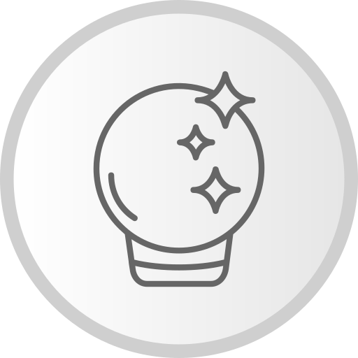 bola de cristal icono gratis