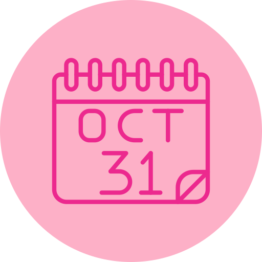 31 de octubre icono gratis