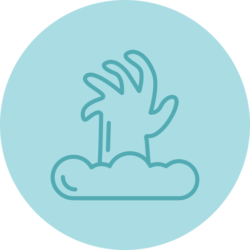 muertos vivientes icono gratis