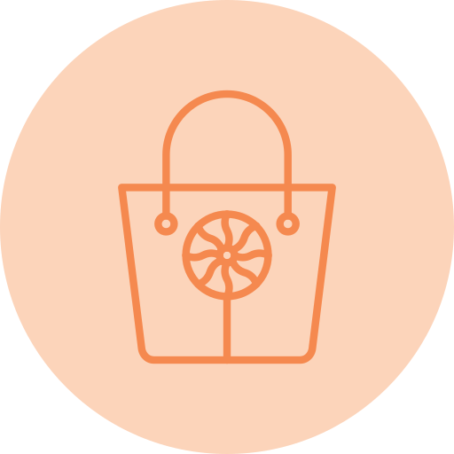 Candy bag free icon